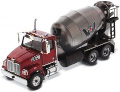 1:50 Western Star 4700 SF Concrete Mixer Red