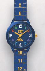 Cat Kids Blue with Blue Silicone Watch