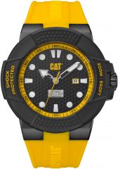 CAT Shockmaster 3HD Watch Black/Yellow with silicone Strap