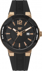 CAT Shockmaster 3HD Slim Black/Rose Gold with Silicone Strap