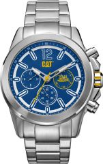 CAT Twist up Multi Watch Blue/White with Stainless Steel Strap