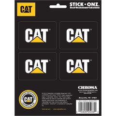 CAT Logo Stick-Onz Stickers 4-Pack, Decal 25033