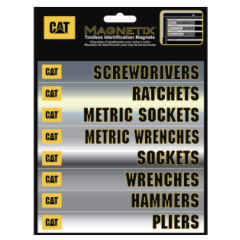 CAT 4-Piece Text and Logo Decal Kit