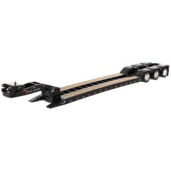 1:50 Scale Black XL Specialized 120 Low-Profile HDG Trailer with 2 Boosters - Transport Series