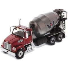 1:50 Western Star 4700 SF Concrete Mixer Red