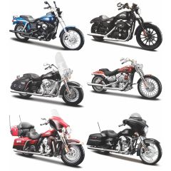 1:12 Harley-Davidson Assortment 6 pieces