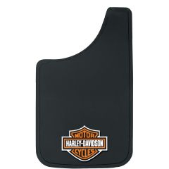 Harley-Davidson® Easy Fit Mud Guard 11" x 19" - Orange/White (Pair)