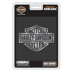 Harley-Davidson® Bar & Shield Chrome Injection Molded Emblem, Chrome CG9107