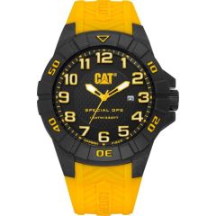 CAT Special Ops 3HD Watch Black/Yellow with Silicone Strap